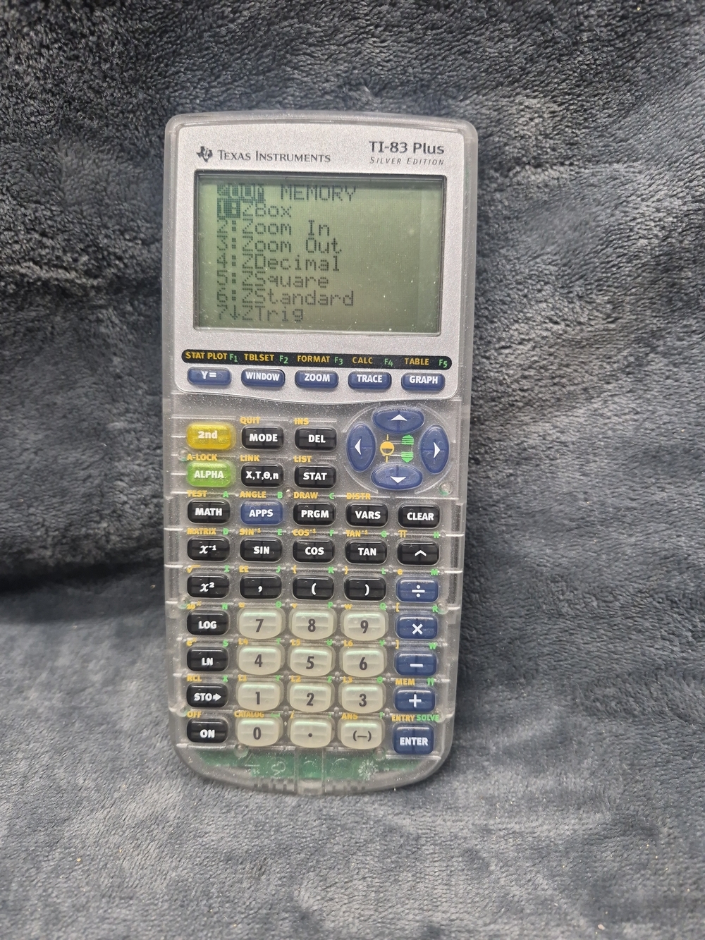 Texas Instruments TI-83 Plus Silver Edition Graphing Calculator Tested Working!